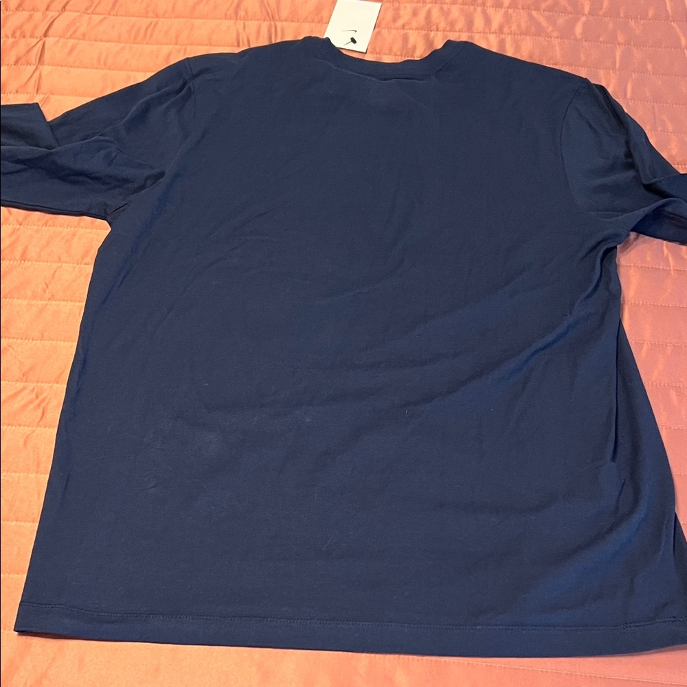 Nike Men’s Navy Blue Tennis Graphic Long Sleeve Shirt Size Large NWT - Picture 7 of 7